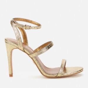 Kurt geiger heel sandals in gold. NWT